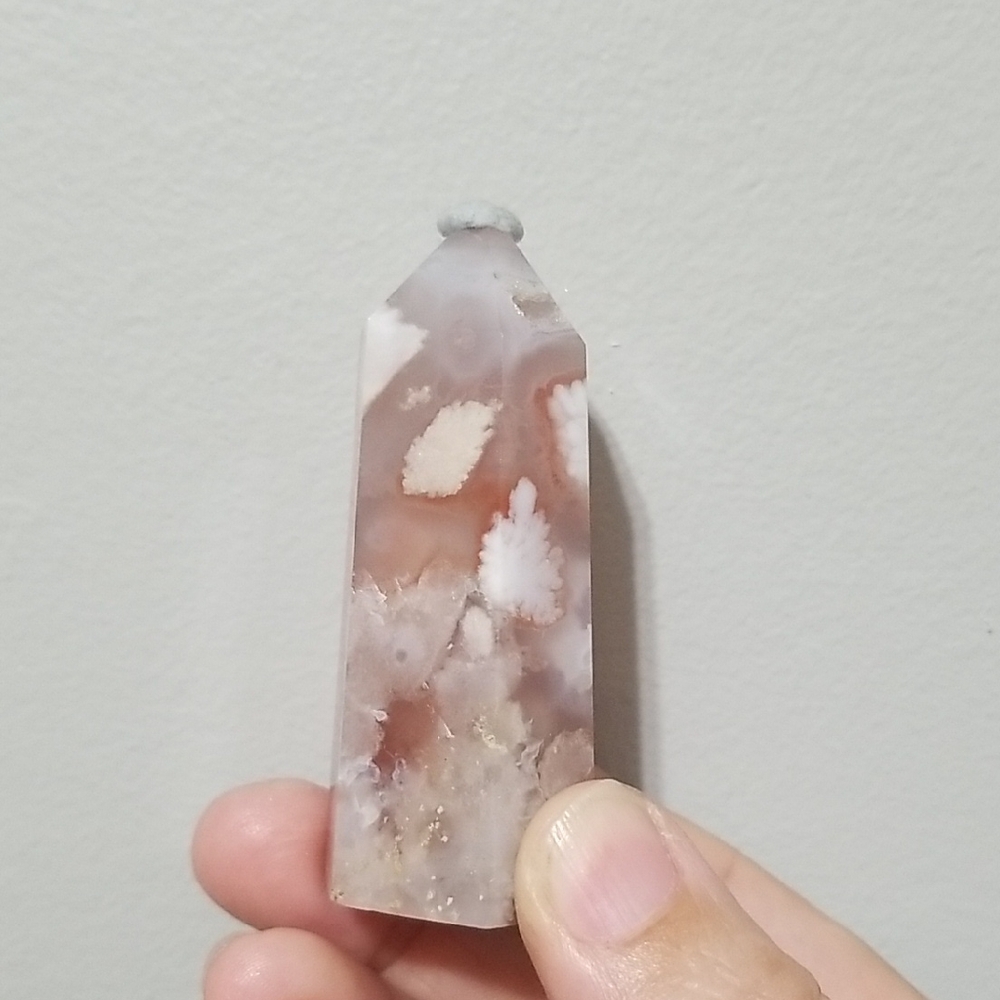 DRUZY FLOWER AGATE TOWER #3